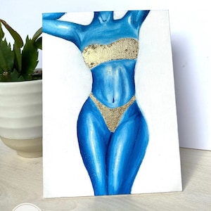 Female Body Art Canvas Painting