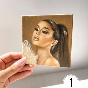 Ariana Grande Original Painting Mini Canvas