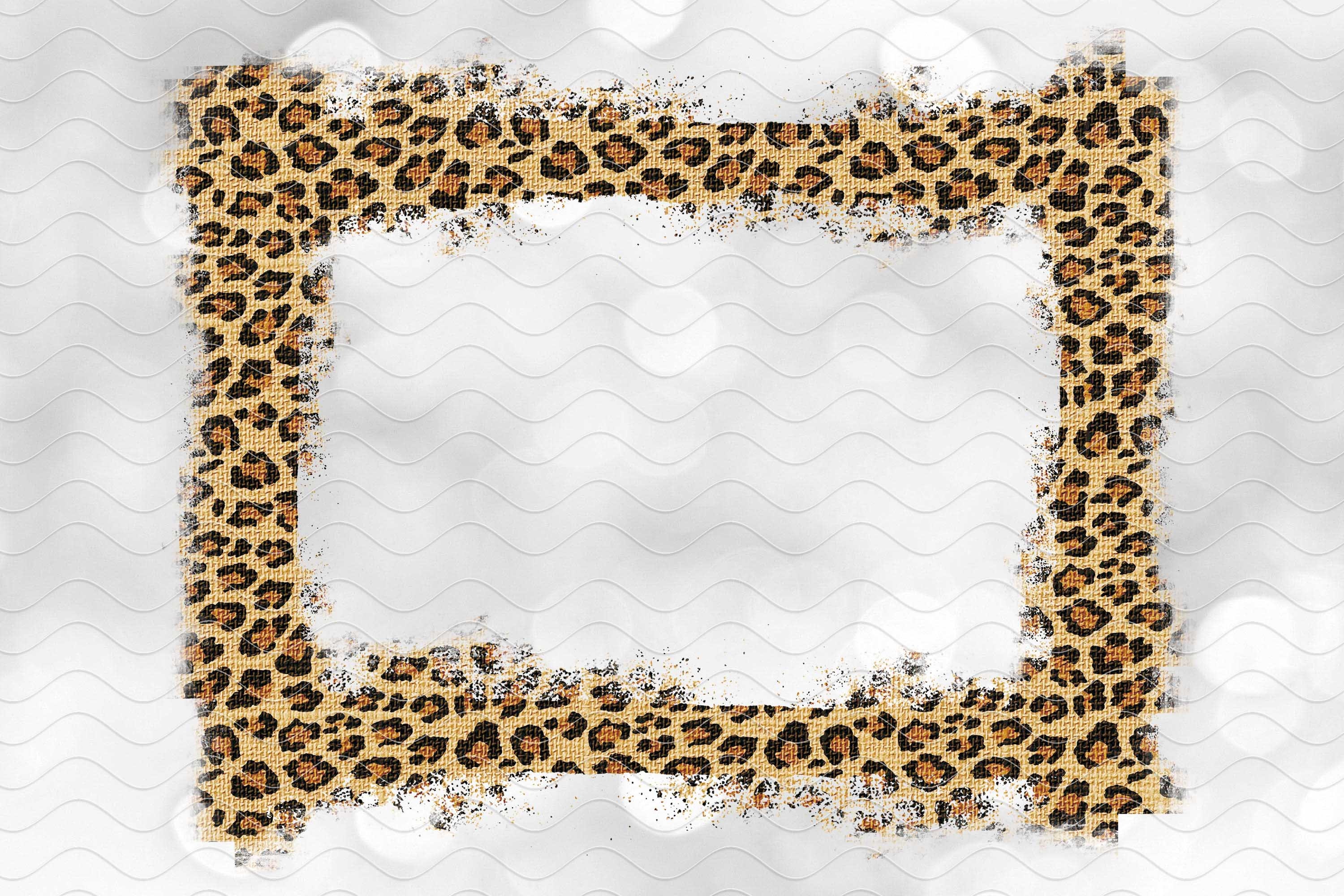 Leopard Frame Png Frame Png INSTANT DOWNLOAD Png Etsy