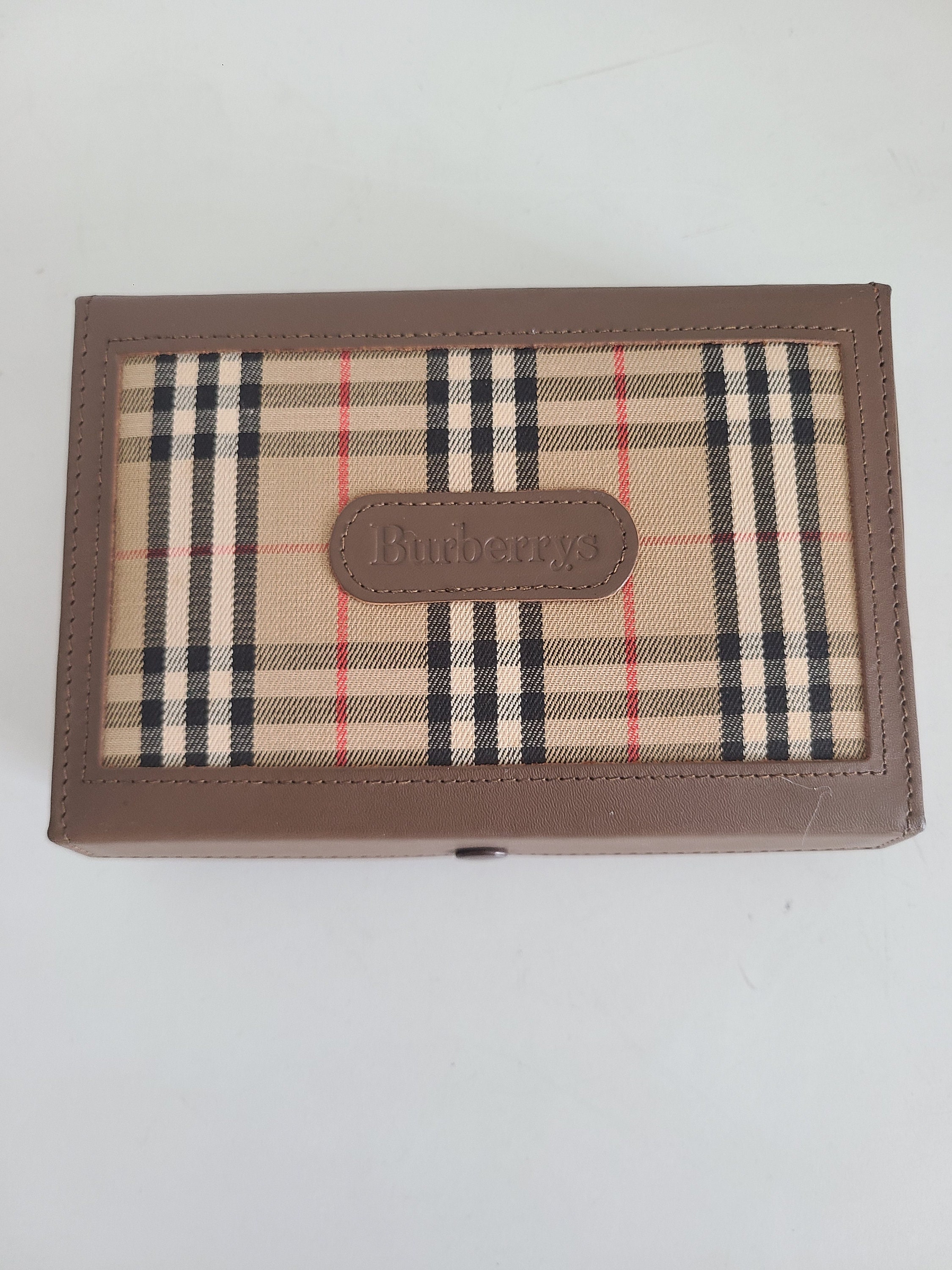 Super Rare Vintage Authentic Burberry Playing Card Set in 