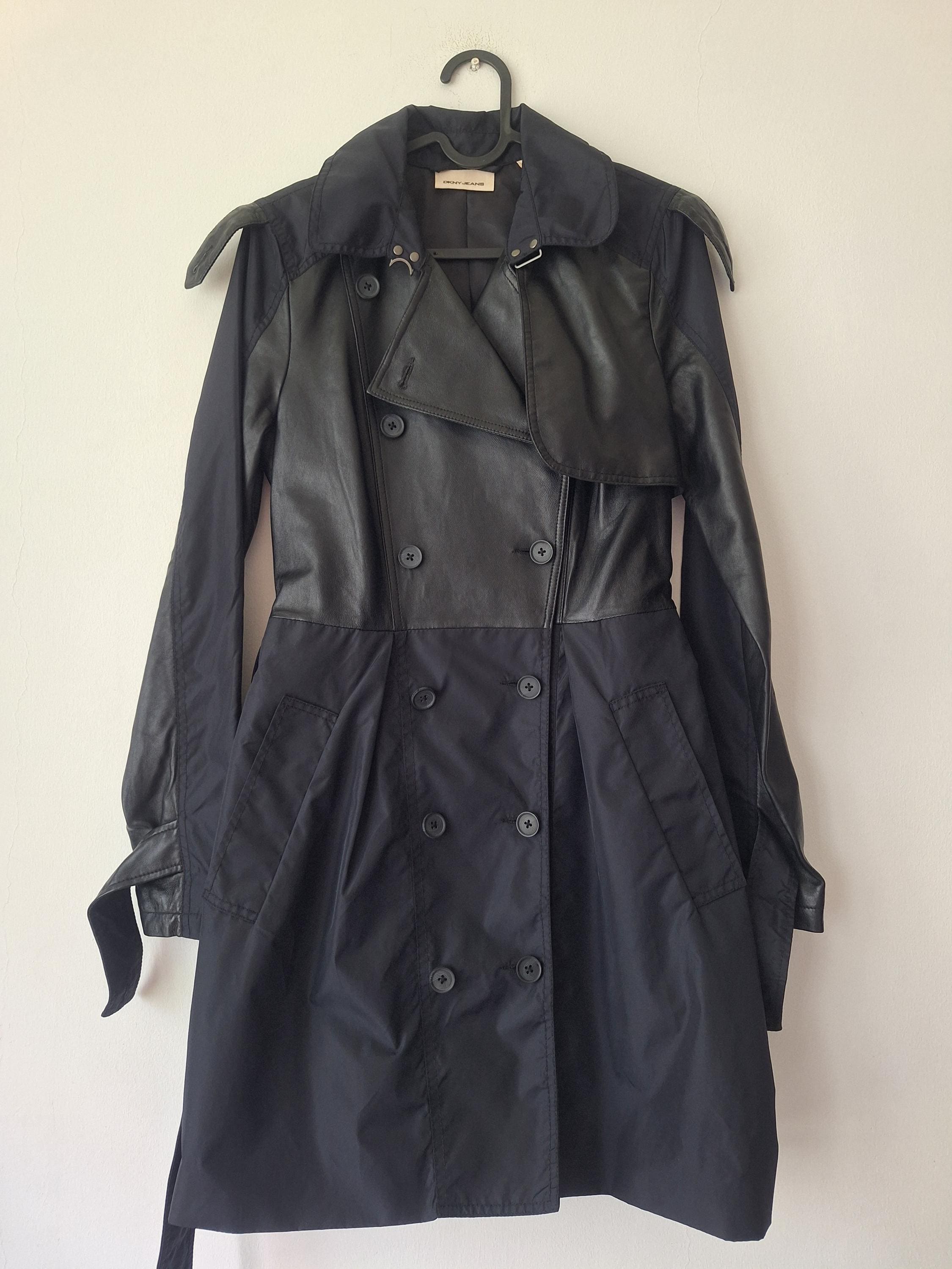 Dkny leather jacket - Etsy Polska Dkny leather jacket - Etsy Polska