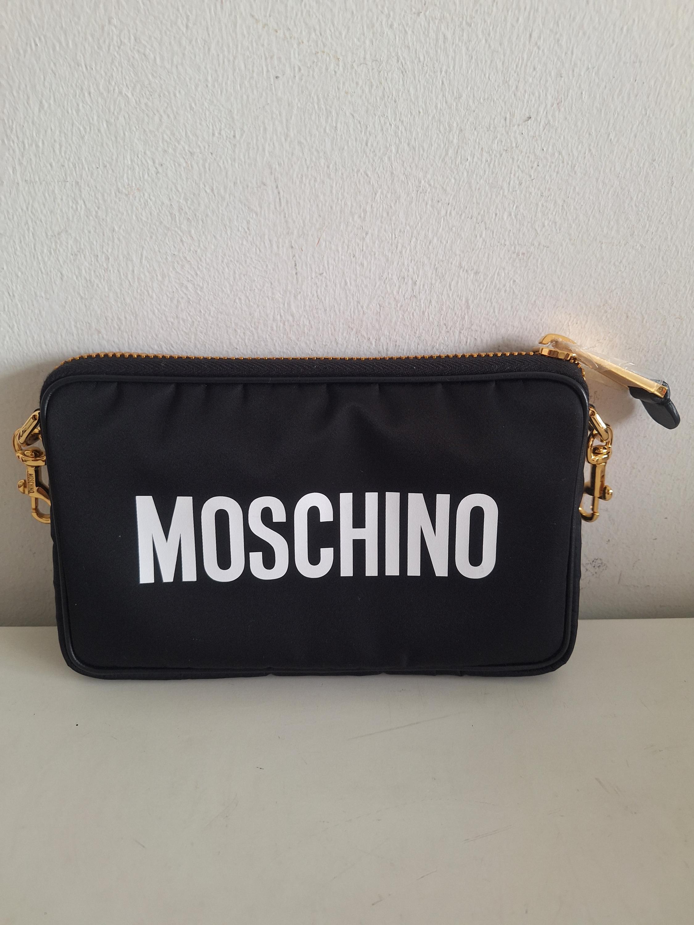 Moschino Signature Teddy Bear Unisex Nylon Crossbody Bag - Etsy