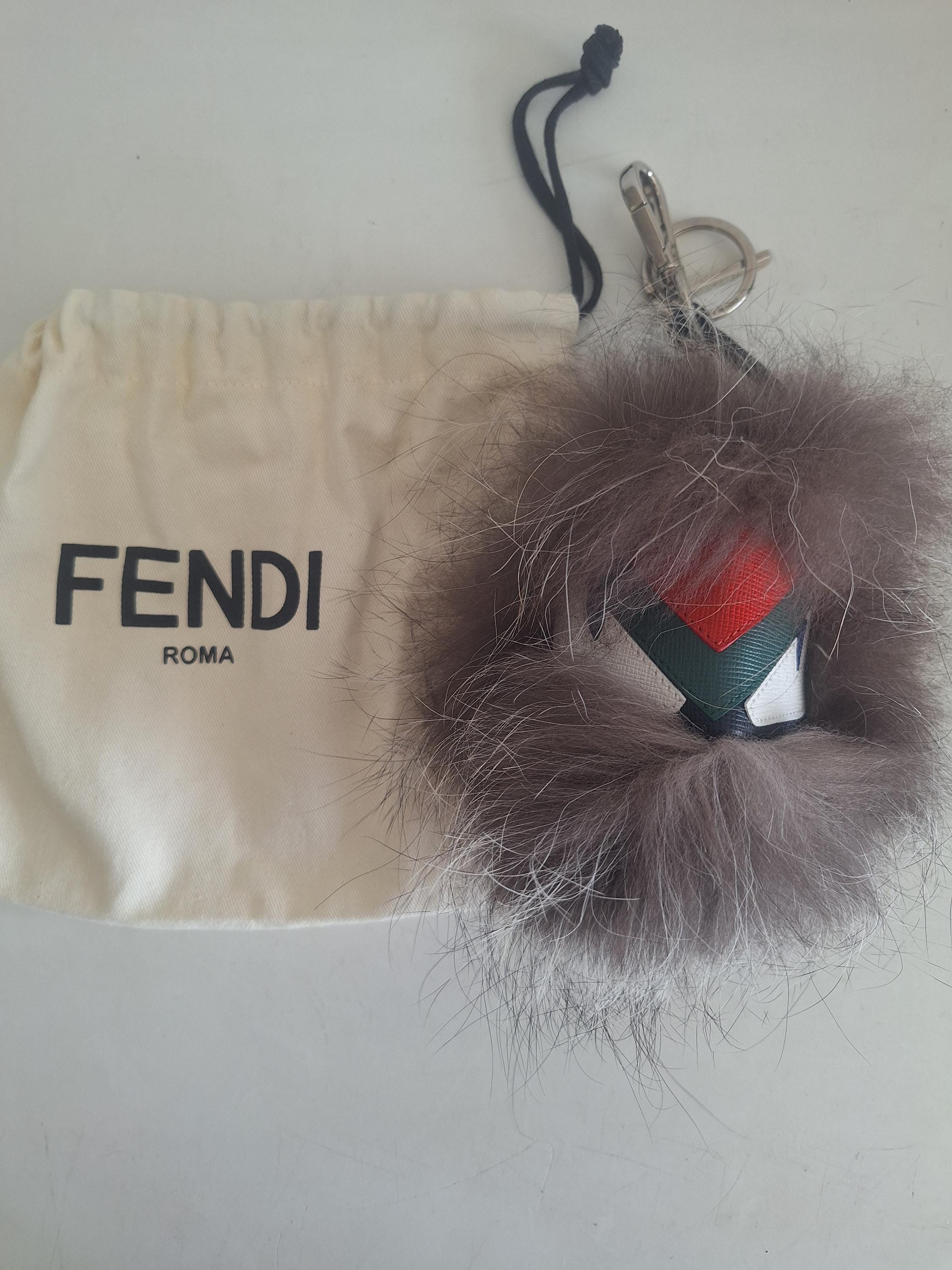 FENDI フェンディ モンスター キーホルダー ファー レディース