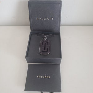 Vintage Bvlgari Parentesi necklace in sterling silver hardware