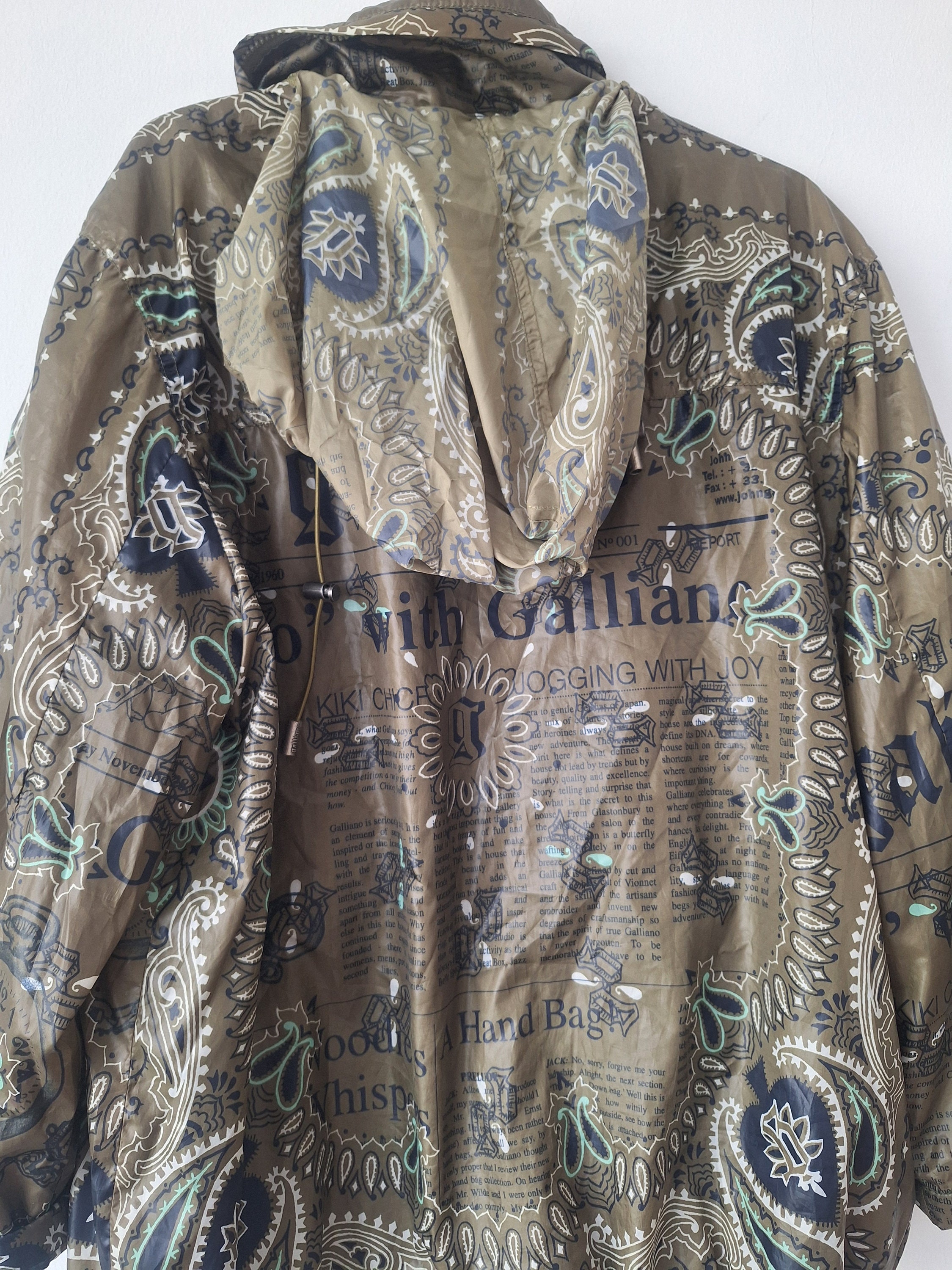 John Galliano ダブルジップ ジャケット John Galliano ダブルジップ ジャケット メンズ
