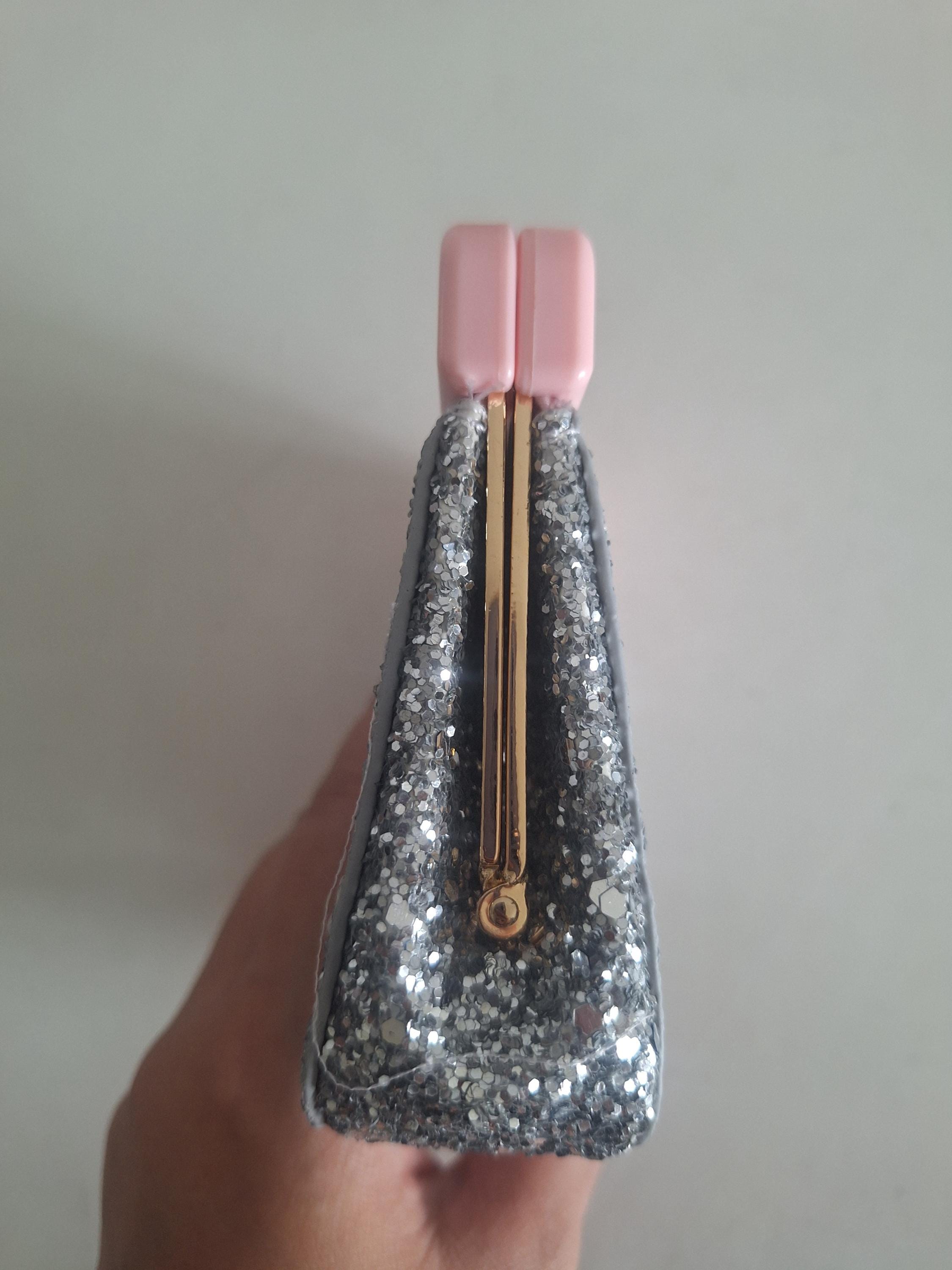 Miu Miu Glittering Kisslock Coin Pouch - Etsy Miu Miu Glittering Kisslock Coin Pouch - Etsy