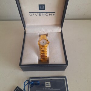Vintage Givenchy gold plated wrist watch