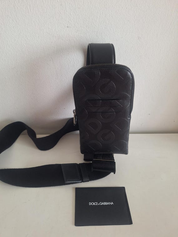 Dolce Gabbana Leather Belt Bag. Etsy UK