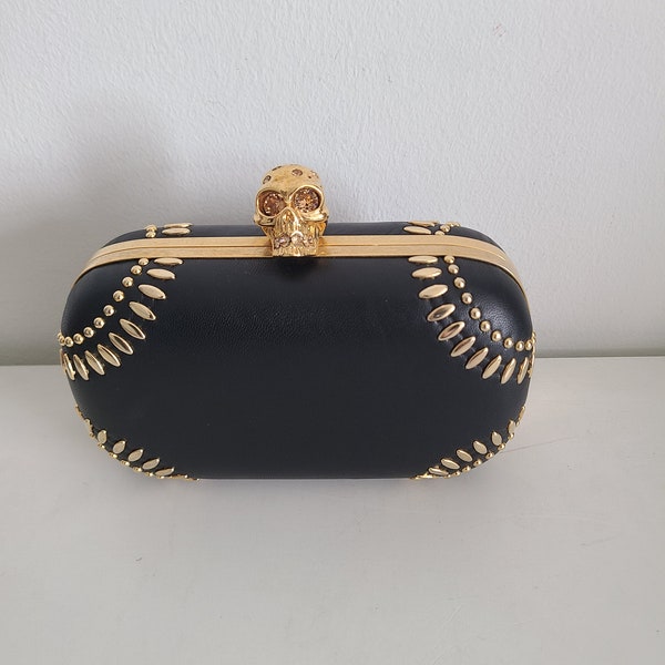 SILVER SKULL CLUTCH main image 0