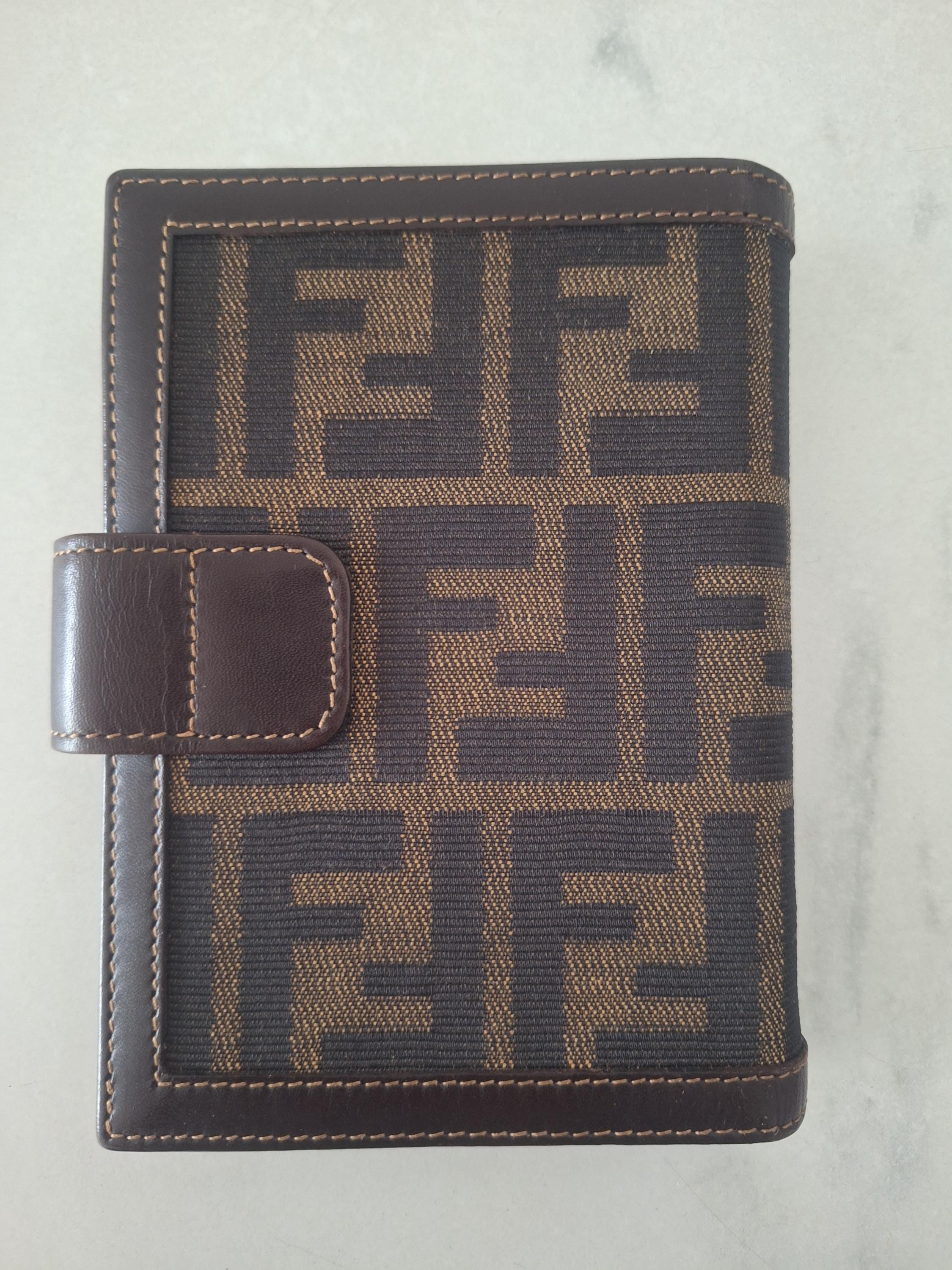 Fendi Zucca Monogram Canvas Agenda Notebook Cover Etsy