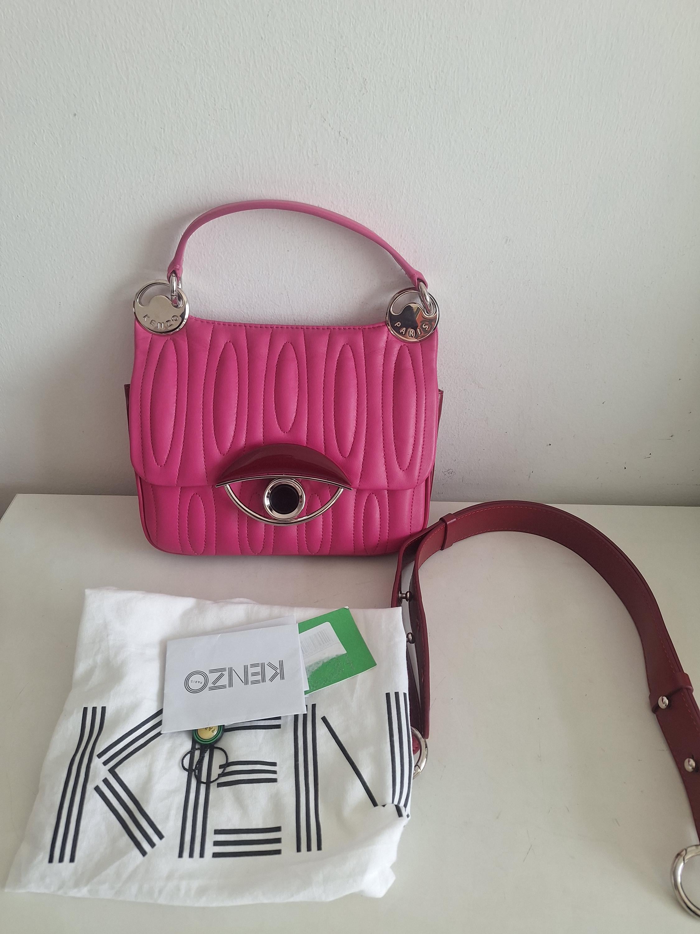 Leather Purse Hot Pink Handbags Australia Leather Handbag Kenzo