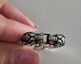 Gucci Tiger Head Cuff Ring in Sterling Silver – Gavriel.us