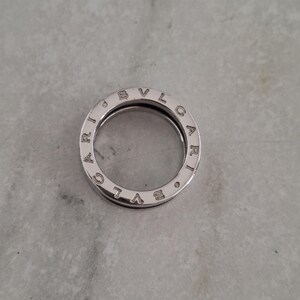 Vintage Bvlgari  Ceramic Sterling Silver Ring