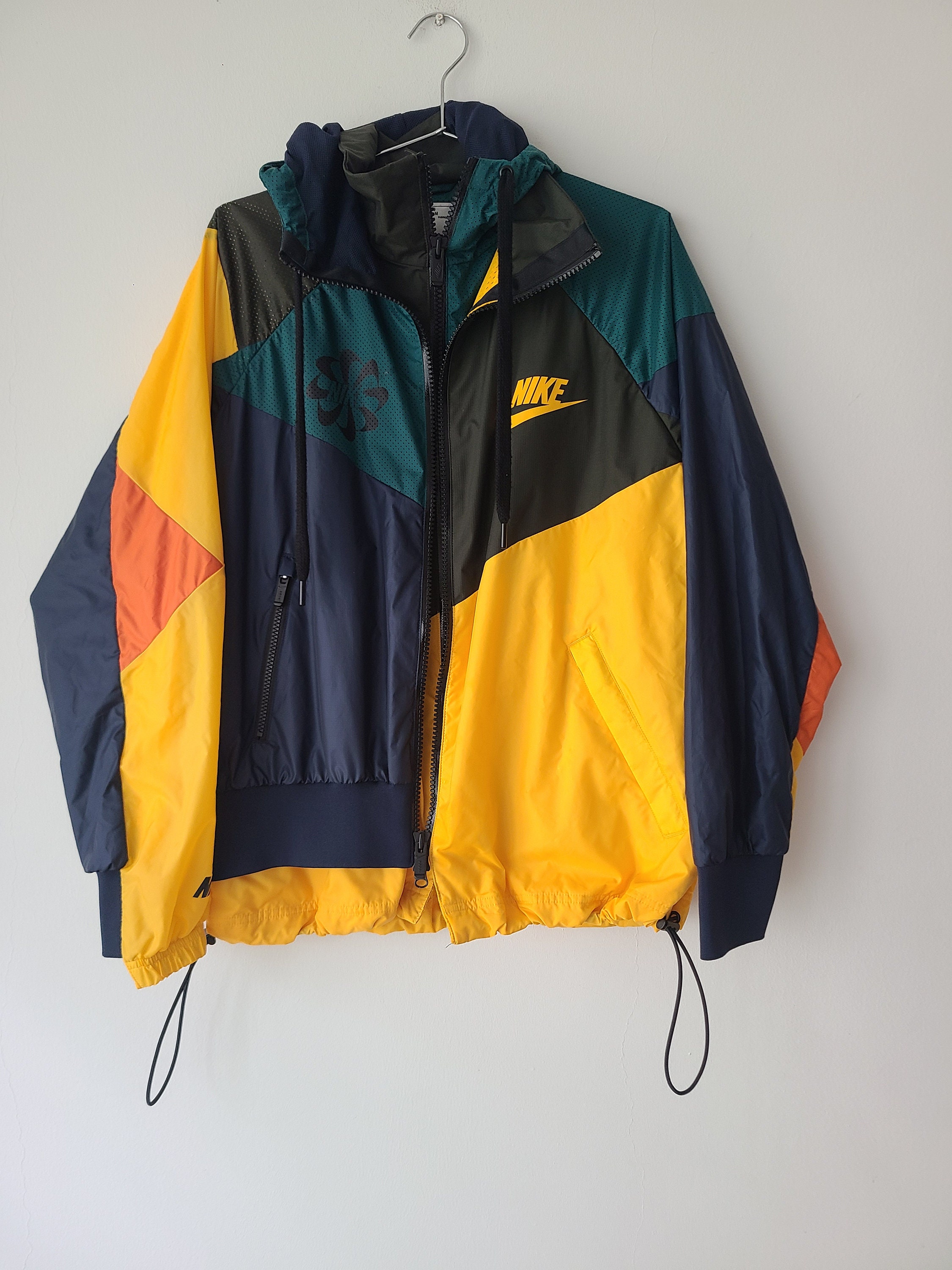 Vintage Sacai X Nike Nylon Jacket - Etsy Vintage Sacai X Nike Nylon Jacket - Etsy