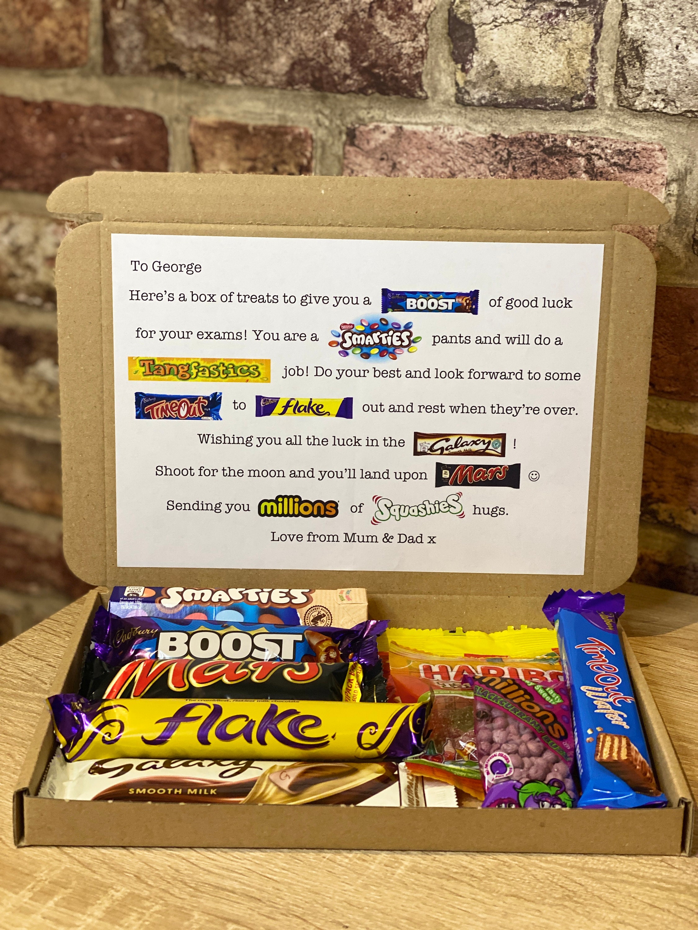 Exam Good Luck Treat Box Etsy UK