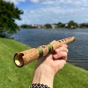 Flauta Quena de Bambú Andina Tradicional