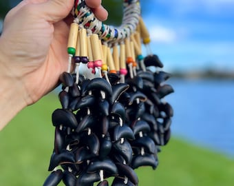 Traditionele en natuurlijke rammelaar Chakcha-zaden