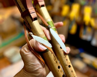 Native American Spirit bamboo flute easy to play sound healing flute calm and meditation voice flute