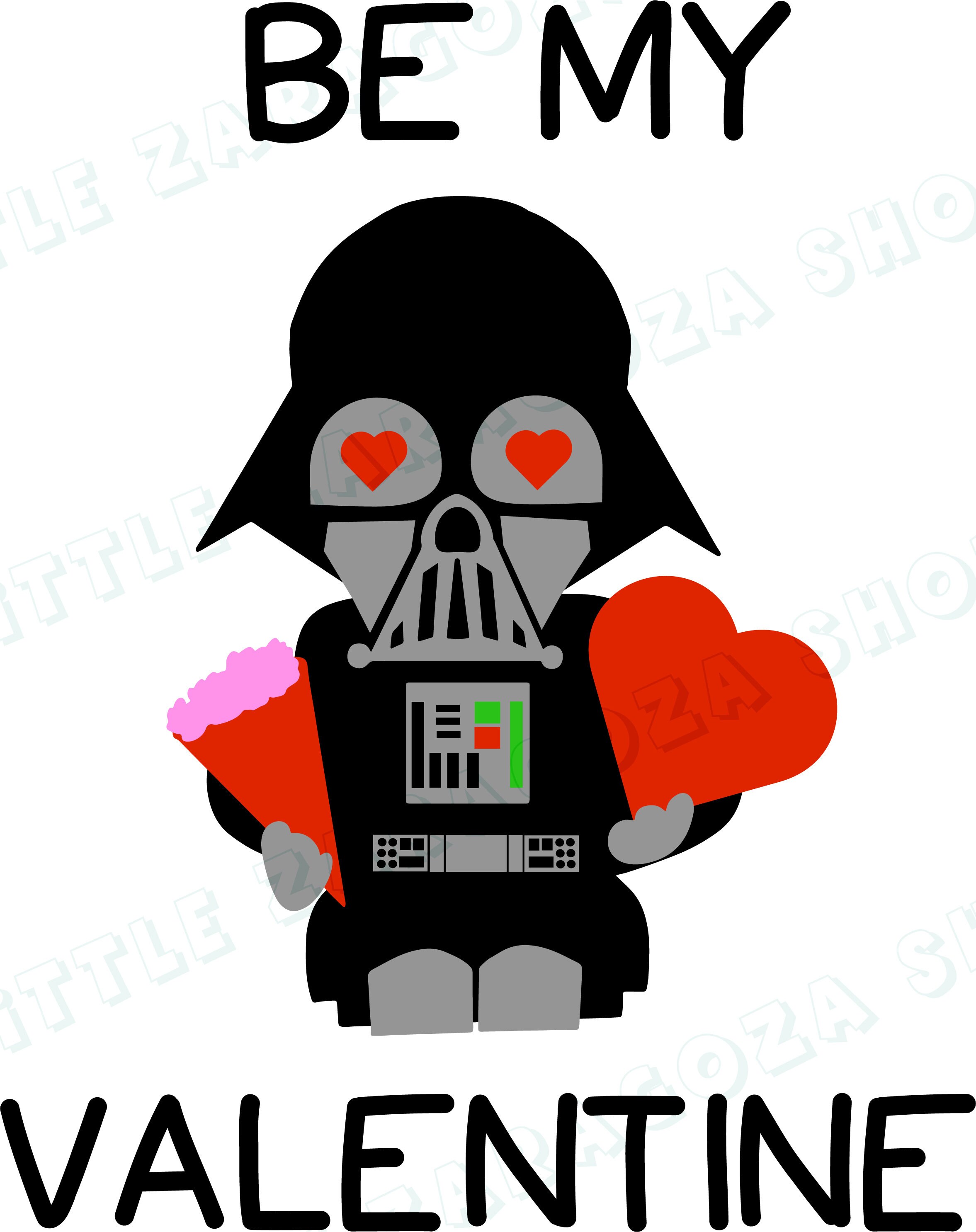 Darth Vader Valentines Day, Png, Svg, Cricut, Instant Download, - Etsy