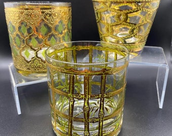 Barware Starter Kit in Green and Gold.