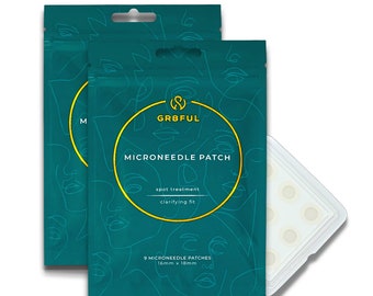 Deep Acne Clarifying Microneedle Pimple Patch (18 Patches) Tea Tree & Salicylic Acid Microneedling Cystic Acne Spot Treatment Sticker