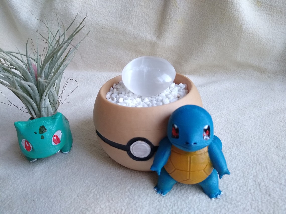 pot de fleur avec Carapuce pokemon Etsy
