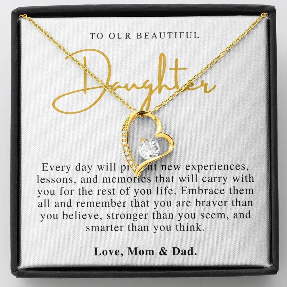 Father Daughter Necklace Mother 