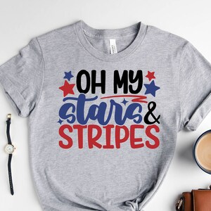 Oh My Stars And Stripes Shirt, 4th July Shirts, 4th of July, 4th of July Shirts, Fourth of July Shirt, 1950s 4th of July, 4th of July Woman image 2
