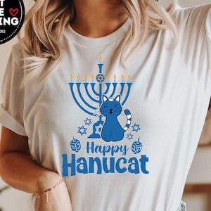 Happy Hanucat Shirt, Hanukkat Tshirt, Hanucat Hanukkah Shirt, Jewish Shirt, Funny Jewish Shirt, Gift For Jewish, Chanukah Outfit, Hanukkah