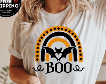 Boo Shirt, Halloween Boo Shirt, Spooky Vibe Shirt, Halloween T-shirt, Cool Halloween shirt, Funny Halloween shirt, Halloween Tees