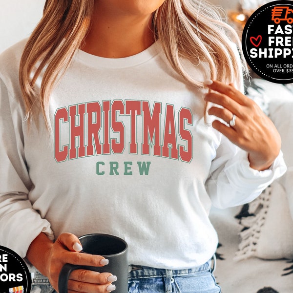 Christmas Crew Sweatshirt, Family Christmas Sweatshirt, Christmas Sweatshirts for Women, Merry Christmas Sweatshirt, Christmas Crew Hoodie