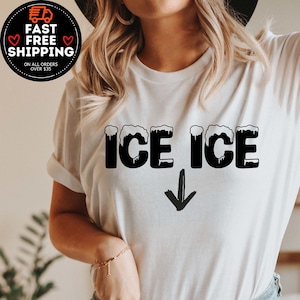 Ice Ice baby Shirt, Ice Ice Baby Family Tshirt For Mom Dad and Baby, Funny Pregnancy Announcement Shirt, Baby Shower Shirt, Pregnancy Reveal