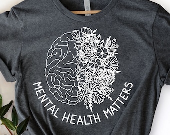 Mental Health Shirt, Positivity Shirt, Mental Health Matter, Trendy Shirt, Good Vibe Tee, Aesthetic Shirt, Happy Mind tee, Good Vibes Only