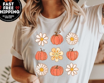Cute Fall Shirt, Fall Pumpkin Shirt, Pumpkin Spice Tee, Autumn Shirt, teacher Autumn Shirts, Trendy fall shirts, Halloween Sweatshirt, Fall