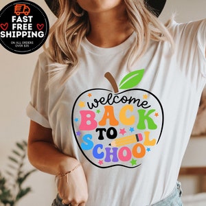 Welcome Back To School Shirt, Cute Teacher Shirt, First Day Of School Shirt, Teacher Shirt for First Day, Back To School Shirt, Teacher Tees