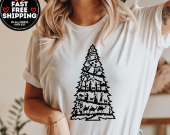 Nativity Scene Shirt, Christian Christmas Shirt, True Story Nativity, Religious Christmas Gifts, Jesus Christmas Shirt, Christmas Nativity