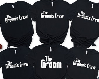 The Groom, The Grooms Crew, Wedding Shirt, Wedding Party, Bachelorette Party, Honeymoon Shirt, Bride Groom Shirt, Groom Squad Shirt