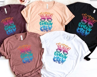 Vacation Cousin Crew, Cousin Crew Shirt, Family Vacation Shirts, Matching Cousin Shirts, Beach Cousin Vacation Shirt, Summer vacay Tees