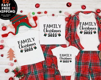 Family Christmas 2022 Shirt, Matching Christmas  Shirts, Christmas Party shirt, Christmas family shirt, Christmas Family Pajamas, Xmas Shirt