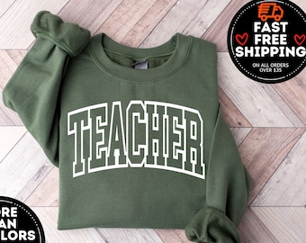 Retro teacher Sweatshirt, Teacher Appreciation Gift, Back To School, New Teacher Gift, Elementary School Teacher, Team Teacher Shirt