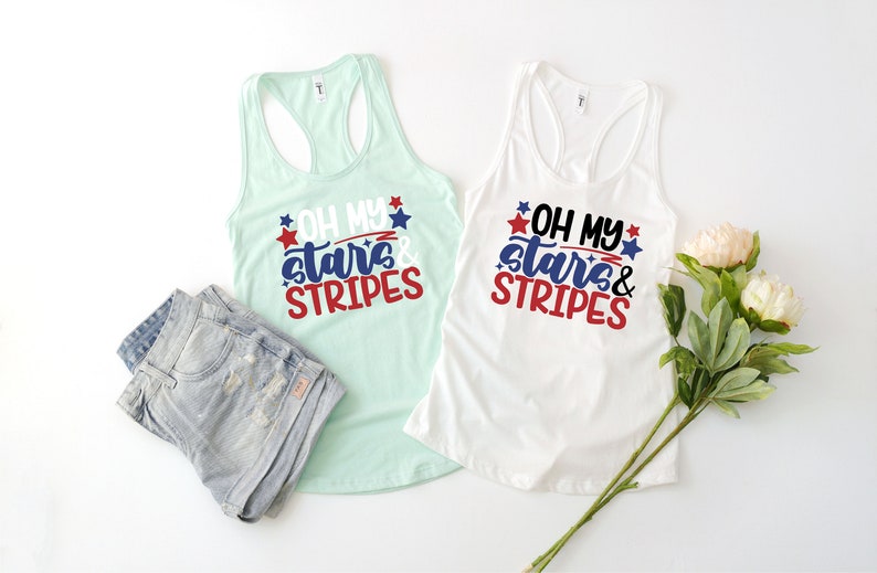 Oh My Stars And Stripes Shirt, 4th July Shirts, 4th of July, 4th of July Shirts, Fourth of July Shirt, 1950s 4th of July, 4th of July Woman image 4