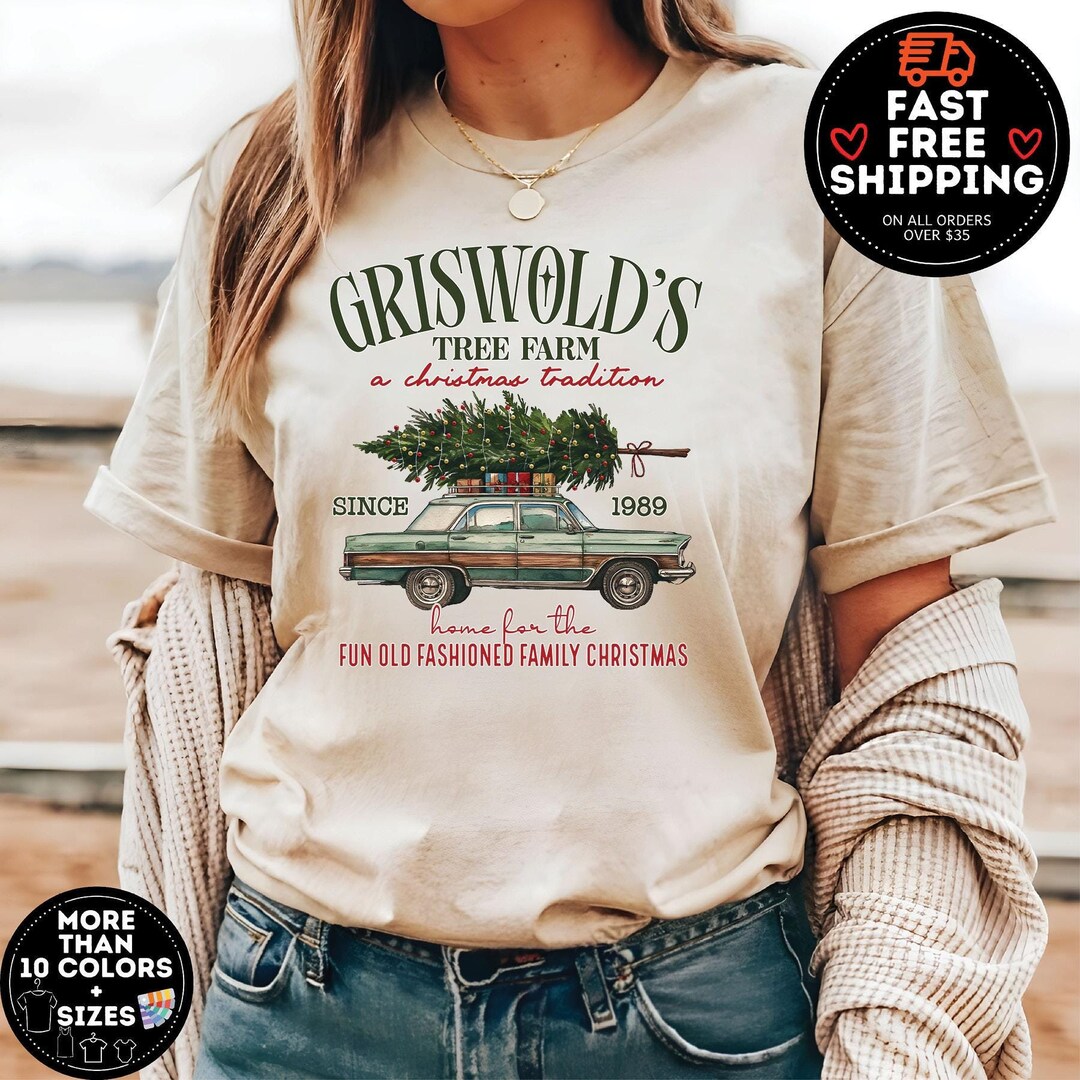 Unibly Weihnachts Pullover Griswolds Tree Farm - Lustiger Christmas Kinder Pulli