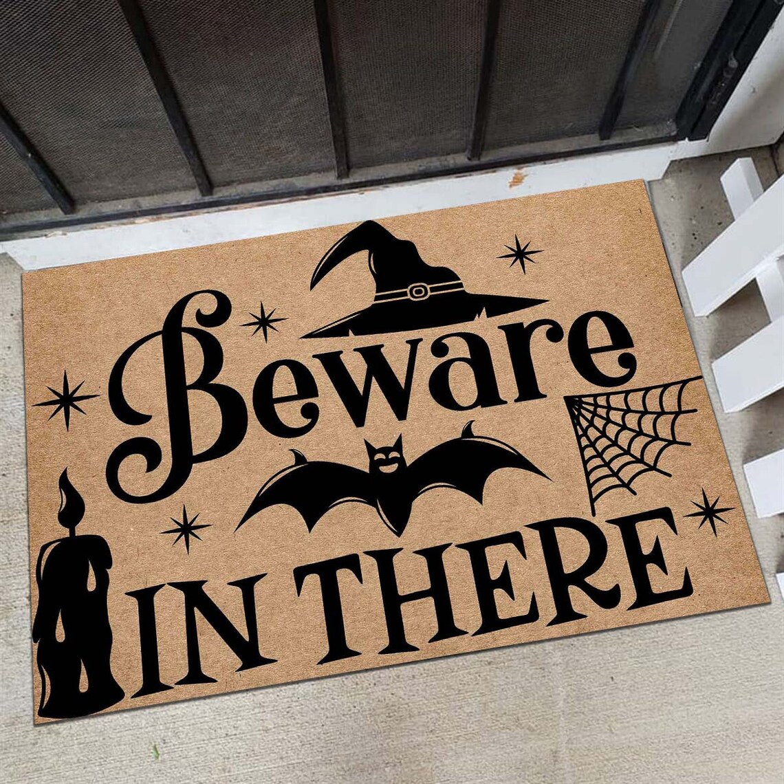 Halloween Floor Mat Halloween Door Mat Halloween Decor Etsy