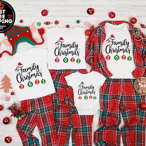 2022 Family Christmas Shirt, Matching Christmas Shirts, Christmas Santa shirt, Christmas family shirt, Christmas Family Pajamas, Holiday tee