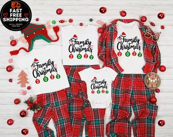 2022 Family Christmas Shirt, Matching Christmas Shirts, Christmas Santa shirt, Christmas family shirt, Christmas Family Pajamas, Holiday tee