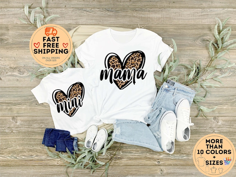 3D Leopard Mama Tee