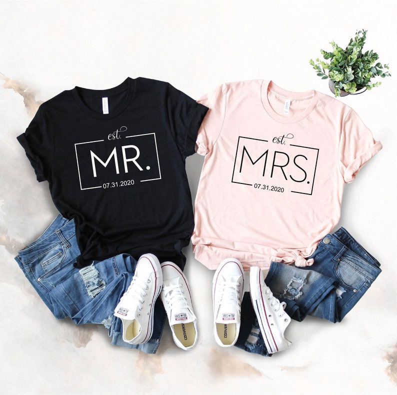 Mr. and Mrs. Shirt Couples Shirt Matching Shirt Husband - Etsy