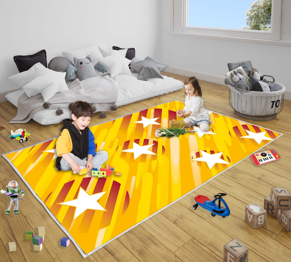 Kids Rug Play Kids Play Room Rug Mat Living Room Rug Non Etsy