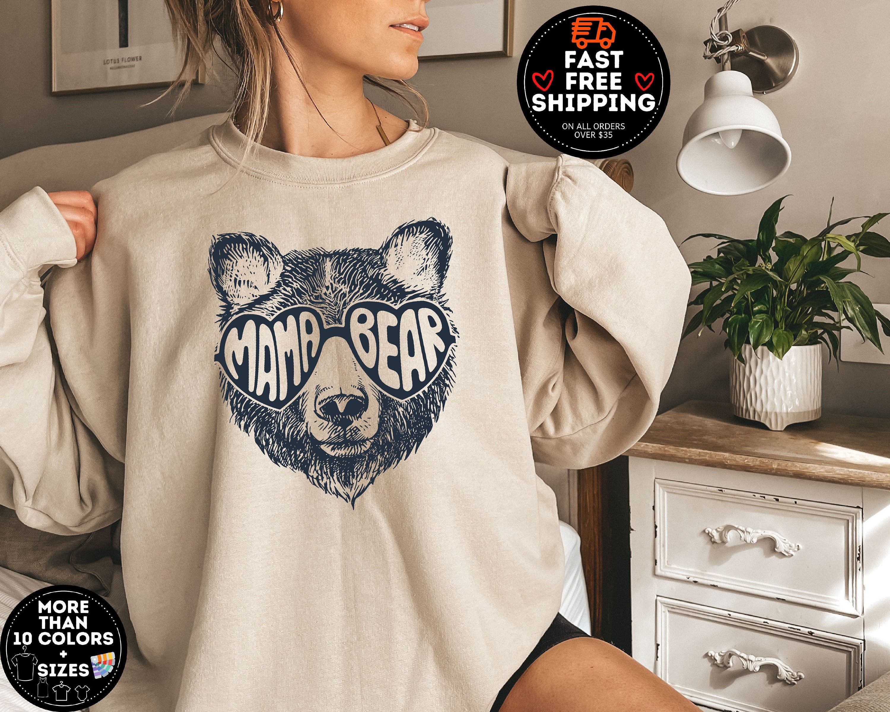 Mama bear and baby bear pajamas sale