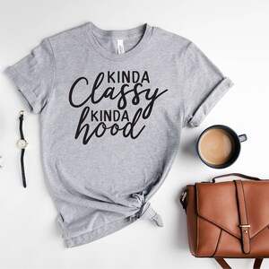 Camiseta con clase, divertida, sarcástica, para mamá, para mamá peluda, para diario, para Instagram imagen 3